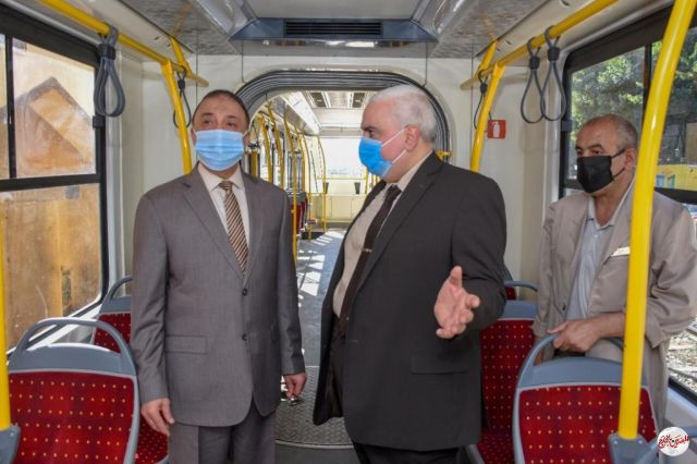 بالصور.. محافظ الإسكندرية: تشغيل ترام تاريخية إنتاج 1931 بعد تأهيلها و2 قطار لترام الرمل