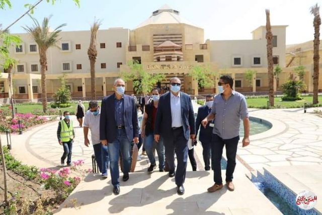 وزير القوي العاملة يزور جامعة الملك سلمان بجنوب سيناء