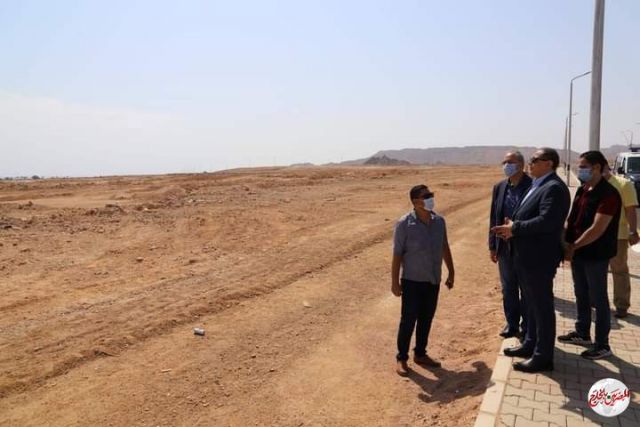 سعفان يتفقد الأرض المخصصة للقوي العاملة بشرم الشيخ