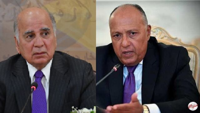 وزير الخارجية يبحث مع نظيره العراقي العلاقات الثنائية بين البلدين