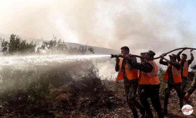 مصادر تؤكد السيطرة على الحرائق في سوريا ولبنان