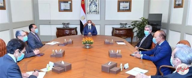 السيسي يبحث التعاون في مجال الطاقة الجديدة والمتجددة مع رئيس شركة سيمنز