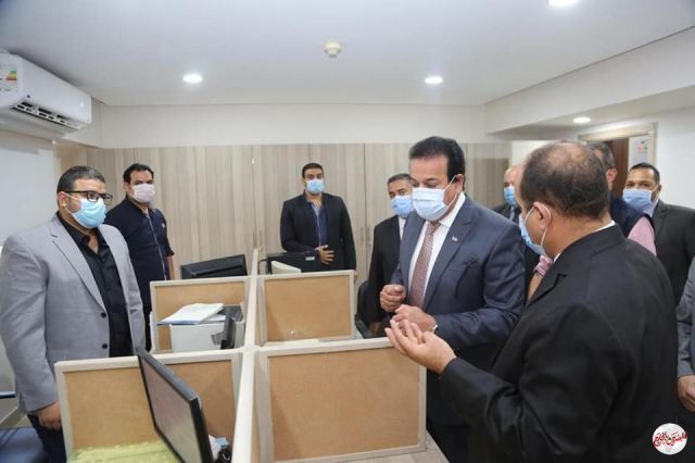 وزير التعليم العالي يتفقد مبنى الوزارة بمدينة نصر